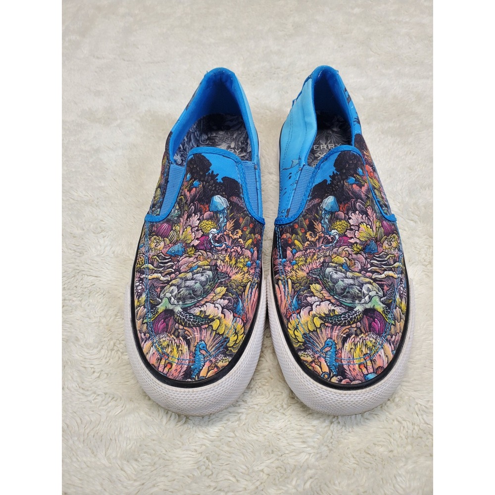Sperry x  Kerby Striper Twin Gore Loafers Shoes Men 8 Ocean Maximalist Statement